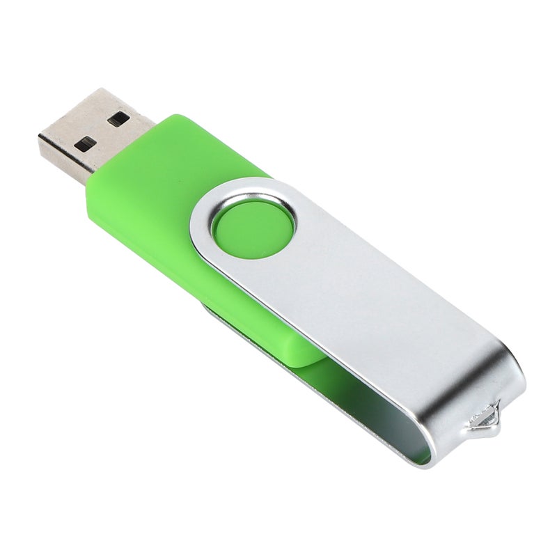 محرك فلاش USB بلون الحلو الأخضر القابل للتدوير ذاكرة تخزين محمولة للأجهزة المحمولة للحاسوب والتابلت سعة 4 جيجا بايت - Image 1