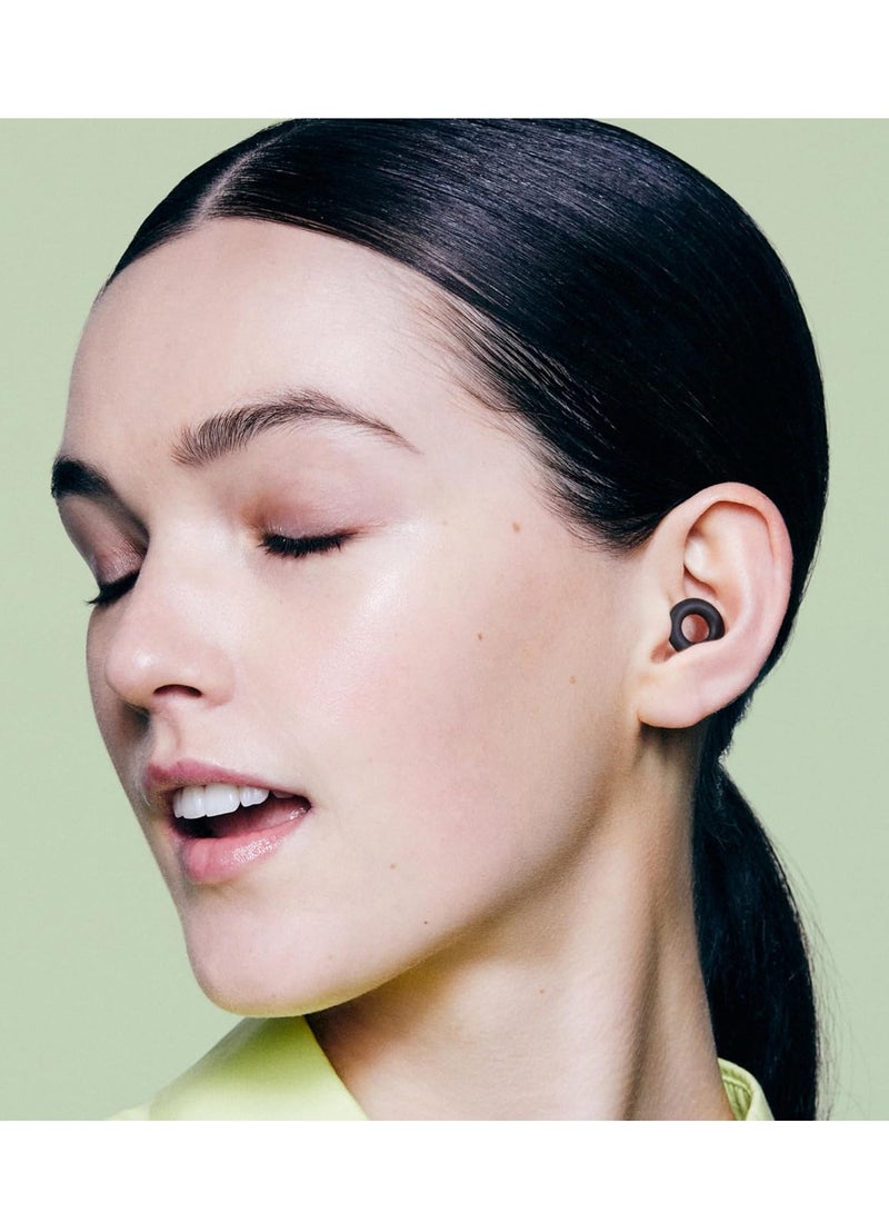 GRKC Ultra-Comfy Reusable Noise-Reducing Earplugs for Sleep, Focus, Travel, Noise Sensitivity | Flexible Hearing Protection | 24dB Noise Reduction with Double Tips | Includes Storage Case and 3 Pairs of Ear Tips  - Image 3