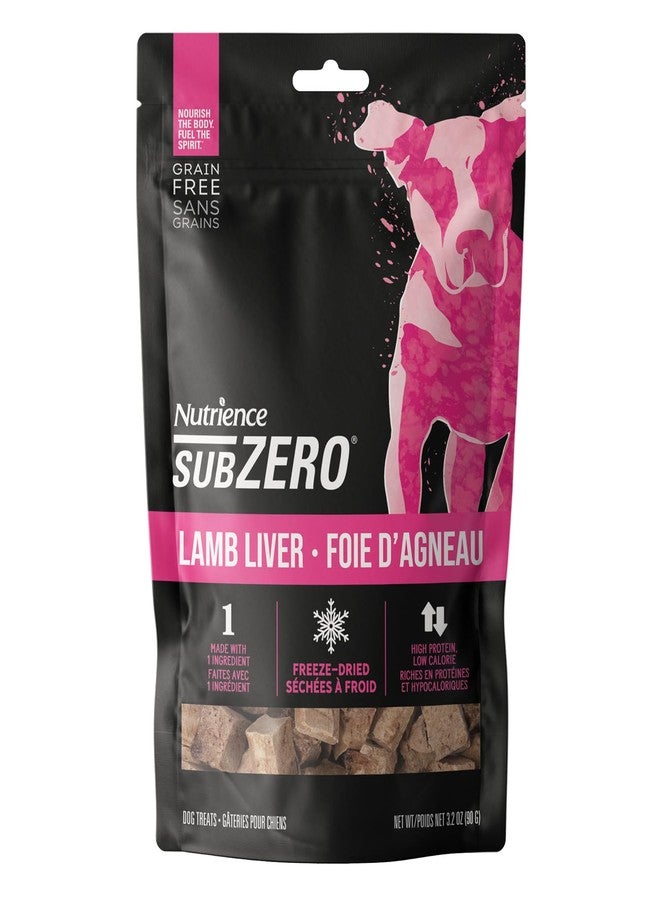 Nutrience Subzero Treats Fpr Dog Lamb Liver, Grain Free, Freeze-Dried, High Protein, 90g Best Dog Treats in India - Image 1