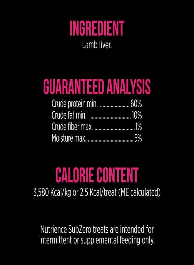 Nutrience Subzero Treats Fpr Dog Lamb Liver, Grain Free, Freeze-Dried, High Protein, 90g Best Dog Treats in India - Image 4