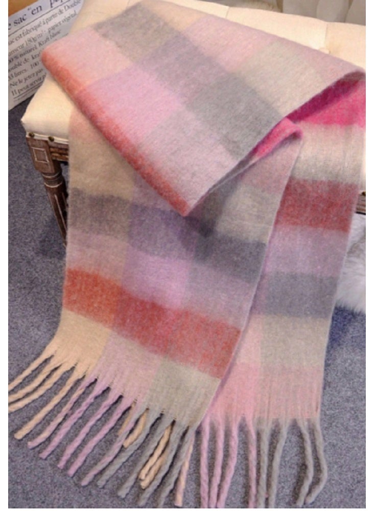 Shein 1pc Cute & Fashionable Cartoon Peking Duck Pattern Premium Soft Feel Scarf, Warm & Comfortable For Work - Image 3