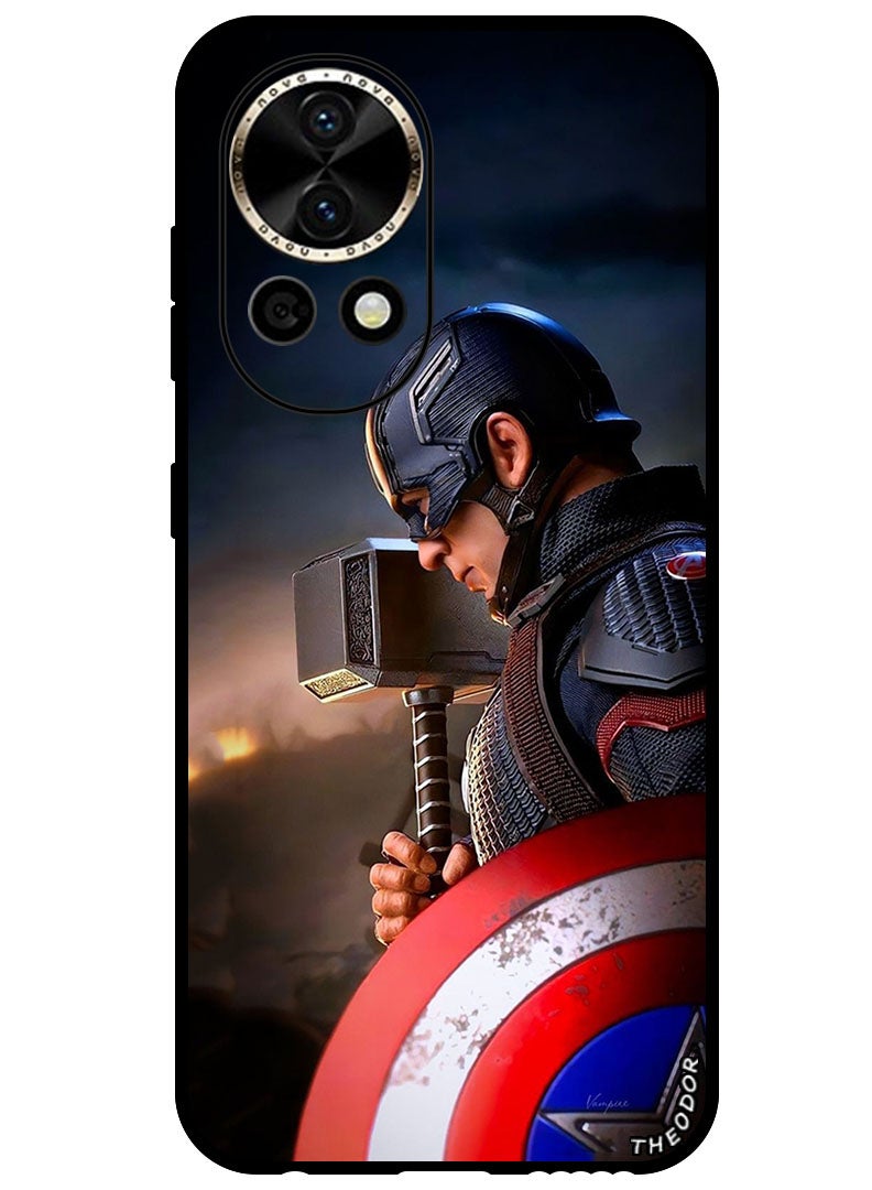 Theodor Protective Case Anti Scratch Shock Proof Bumper Cover For Huawei Nova 12 Pro Captain America 1 - Image 1