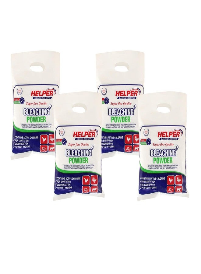Helper Bleaching Powder, Effective for Sewage Treatment Disinfection, Fungus Control and Silk Worm Rearing, Contains Active Chlorine for Sanitation and Deodorization. (1KG X 4PC) - Image 3