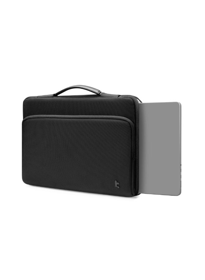 Tomtoc Defender-A14 Eco-Friendly 16-Inch Laptop Briefcase – Slim, Shockproof Case with CornerArmor, Water-Repellent Recycled Fabric – Compatible with MacBook Pro 16" M4/M3/M2/M1  - Image 4