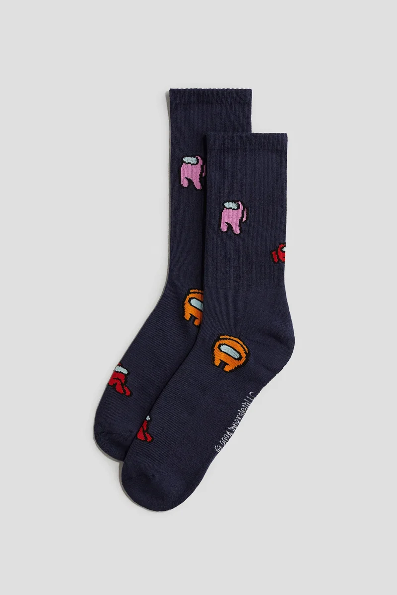 اتش اند ام 5-Pack Intarsia Motif Socks