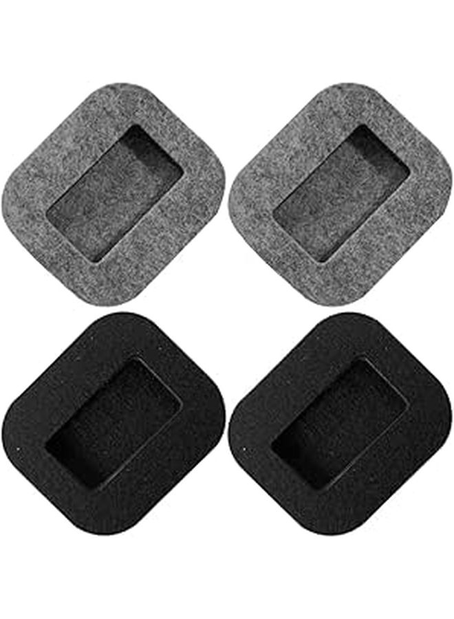 8 Pcs Non Slip Furniture Pads Felt Rubber Floor Protectors For Hardwood Floors - Image 1