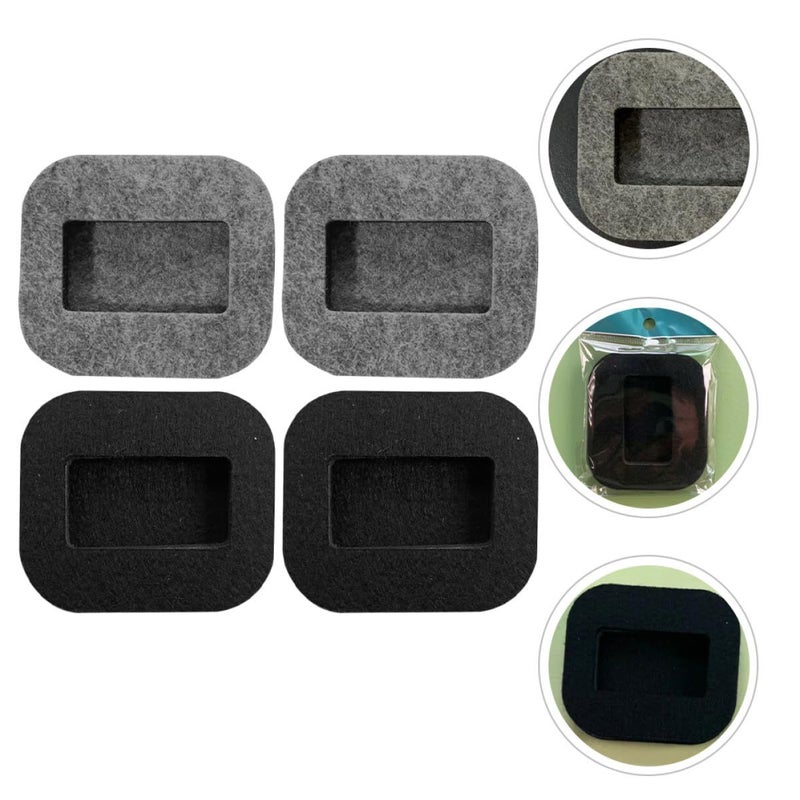 8 Pcs Non Slip Furniture Pads Felt Rubber Floor Protectors For Hardwood Floors - Image 5