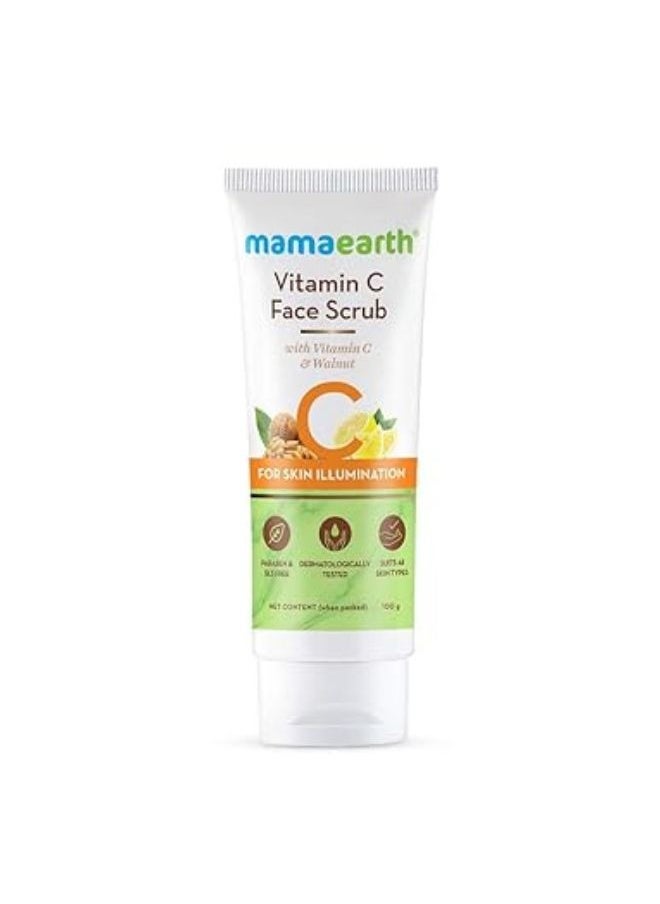 Mamaearth Vitamin C Face Scrub 