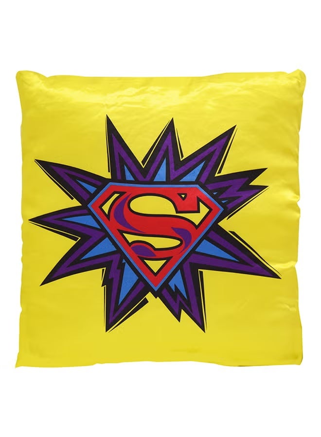 DC Comics Superman Design Cushion Polyester Multicolour 40x40cm
