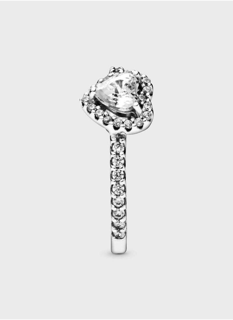 PANDORA Elevated Heart Ring - Image 4