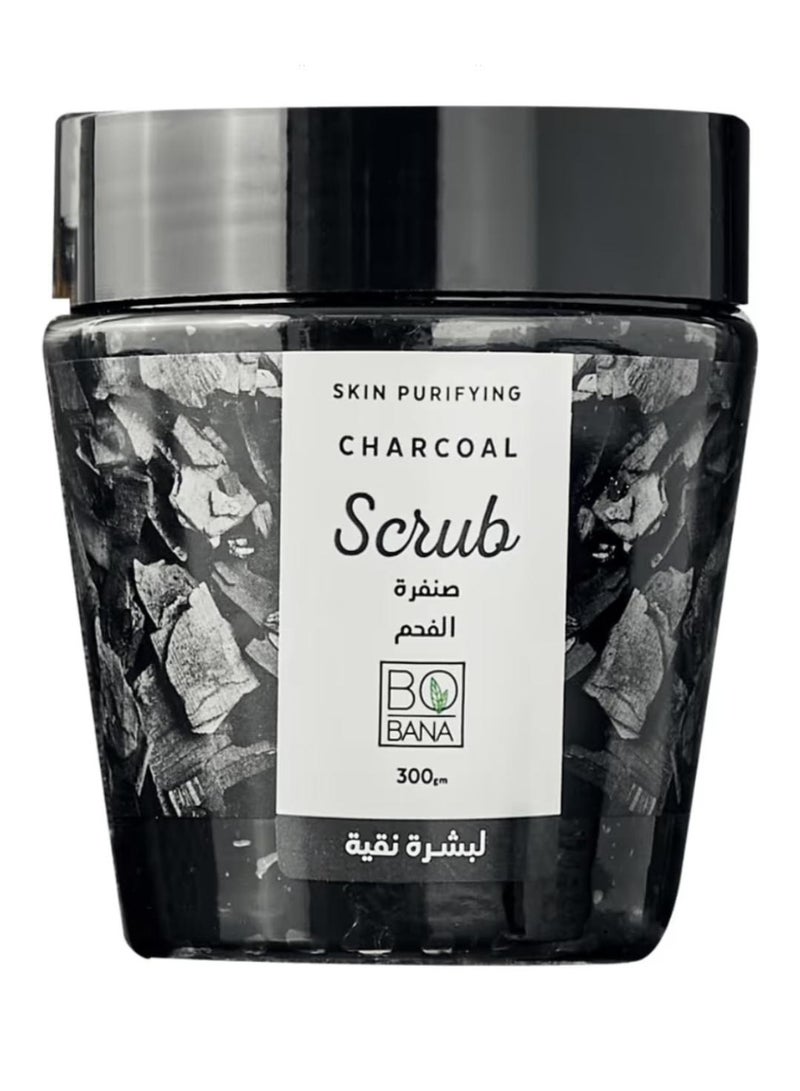 Bobana Skin Purifying Charcoal Scrub, 300g