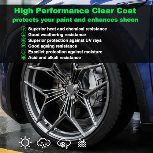 NADAMOO Aluminum Wheel Rim Paint Protective Clear Coat, Satin Finish, 1 Can, 13 Oz - Image 3