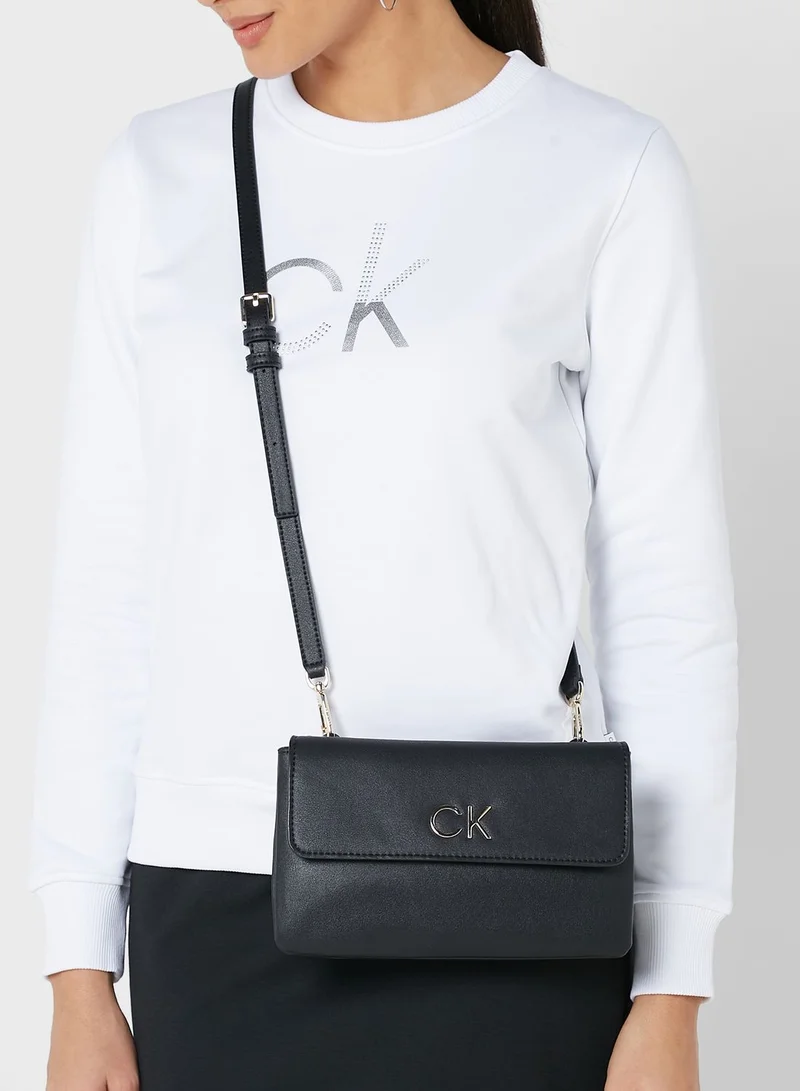 CALVIN KLEIN Logo Detailed Crossbody