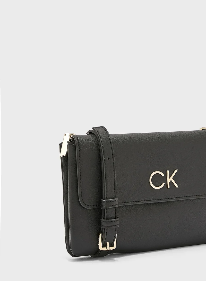 CALVIN KLEIN Logo Detailed Crossbody