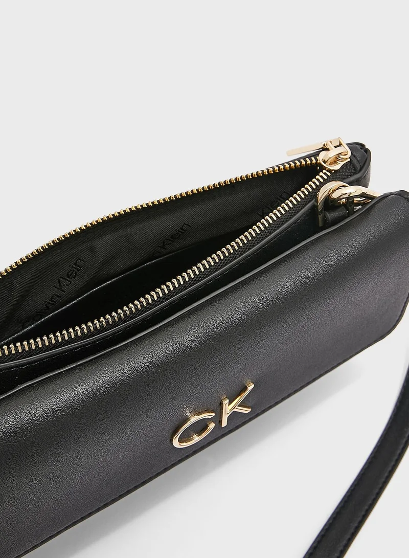 CALVIN KLEIN Logo Detailed Crossbody