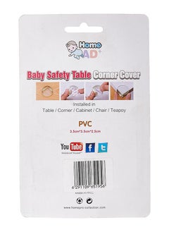 Generic Home AD+ Pvc Baby Safety Table Corner Cover 4-Pieces, Transparent  - Image 2