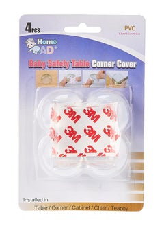 Generic Home AD+ Pvc Baby Safety Table Corner Cover 4-Pieces, Transparent  - Image 1