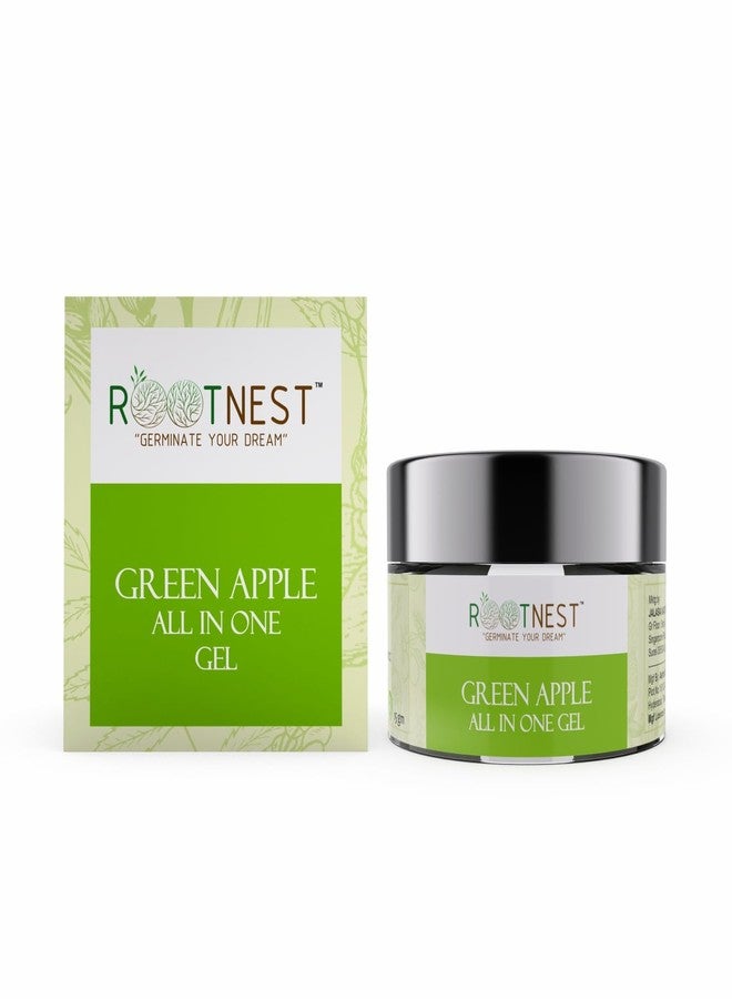 Rootnest Green Apple Gel | Ayurvedic Formula for Acne, Dark Spots & Brightening | Natural Face Gel Clears Pimples & Blemishes | For Oily, Dry & Sensitive Skin | 15gm - Image 1