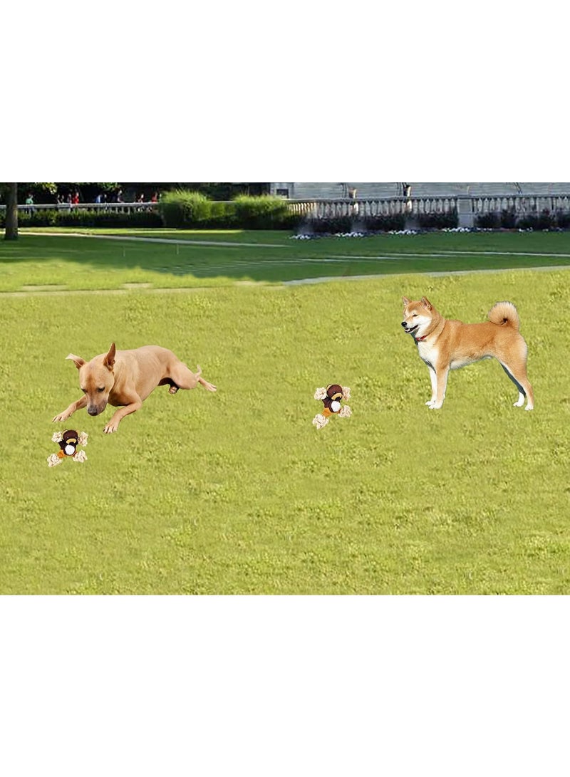 NNC PETS Dog Toy, Cute Bear Plush Chew Toy, Non-Toxic and Safe Toy for Dogs, Chew Teeth Exercise, Teeth Cleaning Plush Toy, Interactive Dog Chew Toy, Brown Color Bear - Image 2