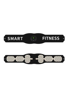 Smart Fitness Trainer Belt Electric Abs Stimulator Unisex Abdominal Muscle Trainer 6 Modes 10 Levels Intensity 15min Timing Built-in Battery with LED Display