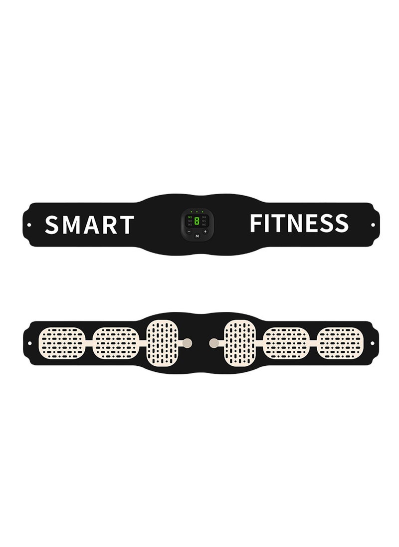 Generic - Smart Fitness Trainer Belt Electric Abs Stimulator Unisex Abdominal Muscle Trainer 6 Modes 10 Levels Intensity 15min Timing Built-in Battery with LED Display - Image 1