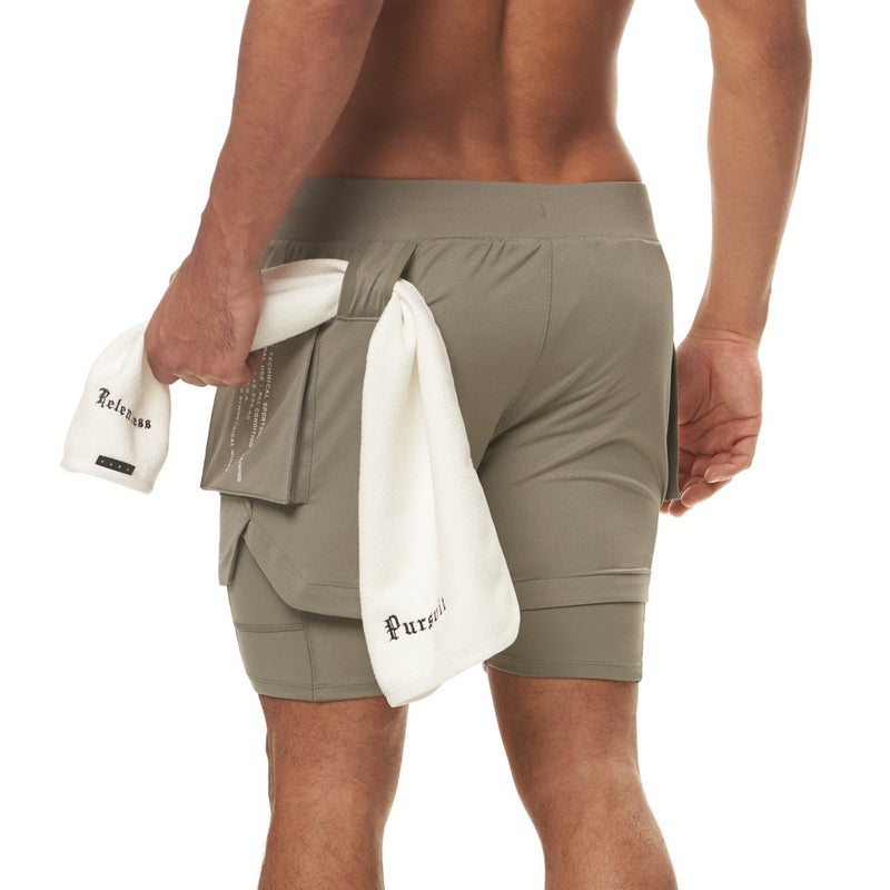 Men's Breathable Athletic Shorts for Running Training - Image 4
