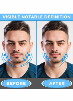 Excefore Jaw Exerciser Chisel Jawline Exercise Ball for Facial Toner, Double Chin Reducer Eliminator for Face Mouth Workout Tone Neck and Jaw Slim Natural Jaws Toning Facelifter Shaper 2pcs  - Image 4