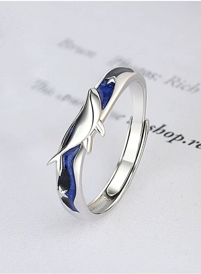 جيوان خاتم الزوجين من الفضة 925 هو هدية مناسبة للأزواج والأصدقاء - Image 4