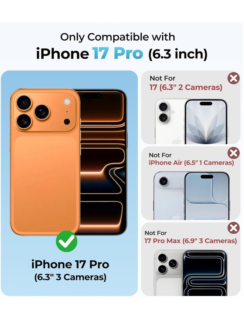 جراب سيليكون لهاتف iPhone 17 Pro (مقاس 6.3 بوصة) مع بطانة داخلية من الألياف الدقيقة (مايكروفايبر) - Image 2