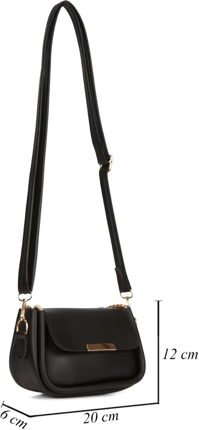 افكا Women's Mini Shoulder Bag Chain Strap Soft Leather Handbag and Crossbody Bag with Magnetic Closure