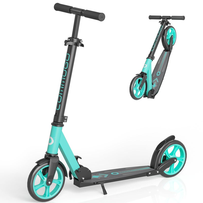 Commugo Kick Scooter for Kids 5-12, Teens, Adults, CPSC Certified Foldable Lightweight Sport Scooter with 8 Inch Wheels, Max Load 240 LBS, Gift for Childs - Image 1