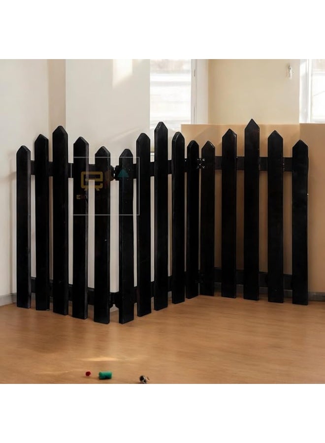 EMIWUD FURNITURE بوابة أمان محمولة | حاجز داخلي | فاصل غرف للحيوانات الأليفة والأطفال | حاجز سياج للكلاب لغرفة المعيشة وغرفة النوم - Image 1