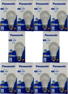 Panasonic 8.5W 60W 4000K LED Bulb E-27 Socket Warm White Light 10 Pcs  - Image 4