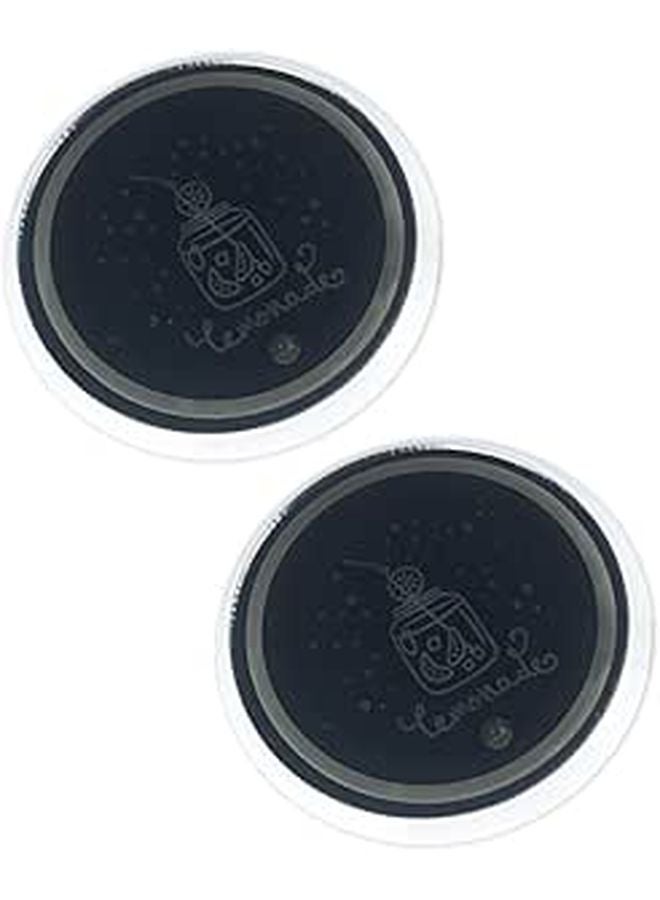 Smart LED Car Cup Coaster 2pcs with 7 Color Luminous Drink Holder Lights Vehicle Interior Accessories - Image 1
