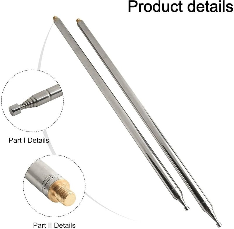 5.6M 18.4FT Telescopic Antenna 14 Sections Shortwave for Amateur Radio DIY Yagi Wireless - Image 3