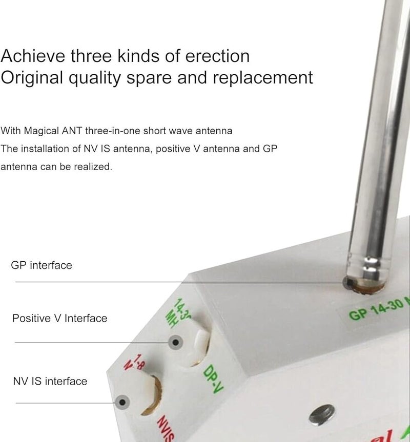 5.6M 18.4FT Telescopic Antenna 14 Sections Shortwave for Amateur Radio DIY Yagi Wireless - Image 5