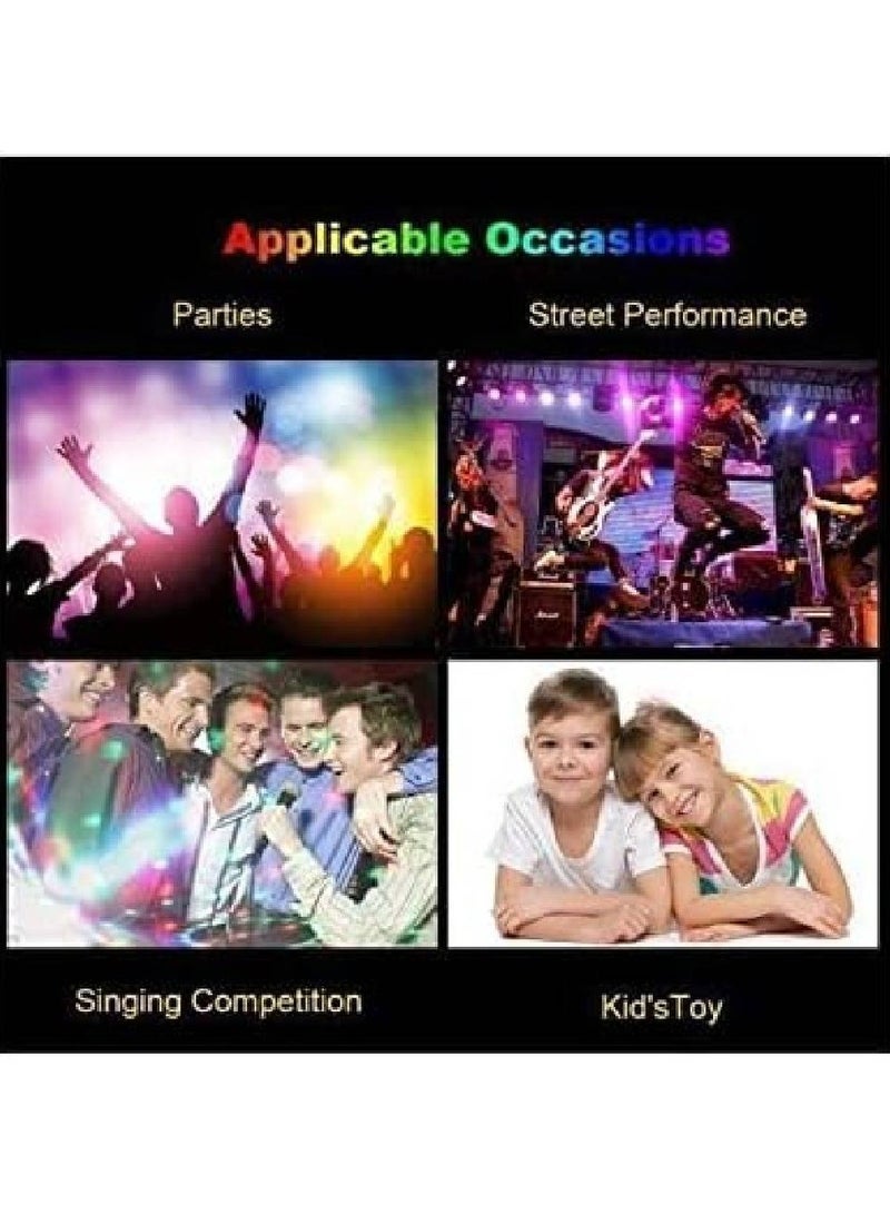 TIGER Sound Activated Rotating Disco Ball Light – 3W RGB LED Stage Party Light with Colorful Strobe Effects – Plug & Play DJ Lighting for Home, KTV, Xmas, Wedding, Club, Events, and Dance Floor – Compact & Energy Efficient Light Show Accessory  - Image 2