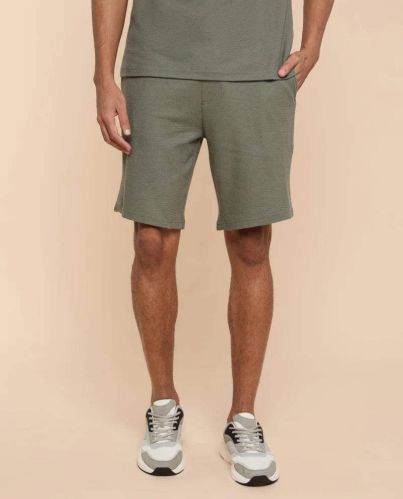 R&b Solid Lounge Shorts with Drawstring Waist