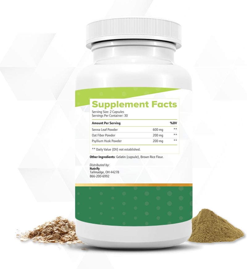 NutriFlush  Powerful Colon Support  Gut Cleanse Formula High Absorption GMO Free Made in USA - Image 2