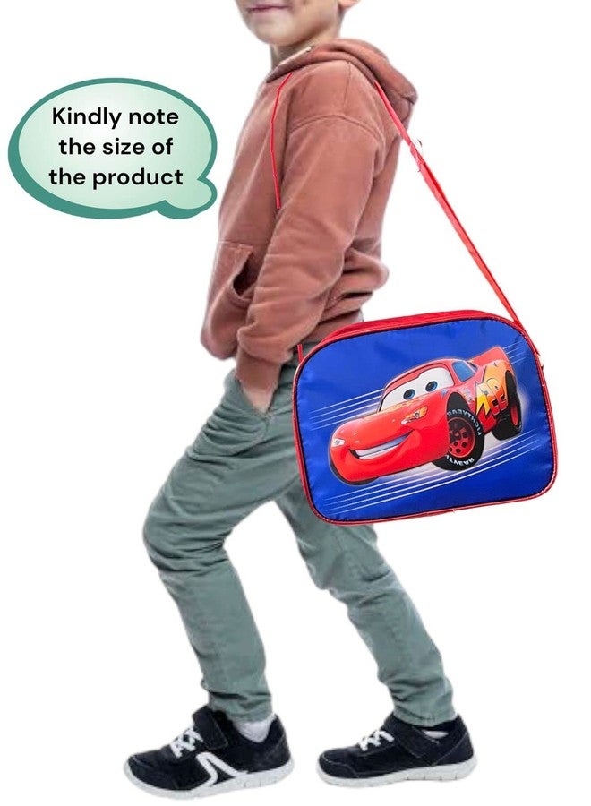 Le Delite Waterproof Side Sling Bag For Kids Age 1-10 Years, Diaper Bag, Cars Cartoon Tuition Handbag, Swimming Bag - Multipurpose Lunch Box Tiffin Handbag (Car) - Image 5