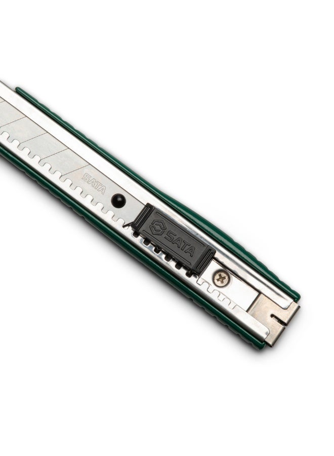 SATA ST93425A 18 x 100mm Zinc Alloy Snap-Off Knife 8-Point - Image 4