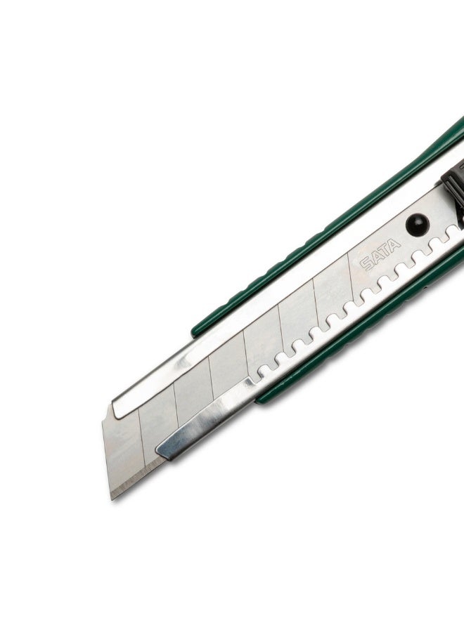 SATA ST93425A 18 x 100mm Zinc Alloy Snap-Off Knife 8-Point - Image 3