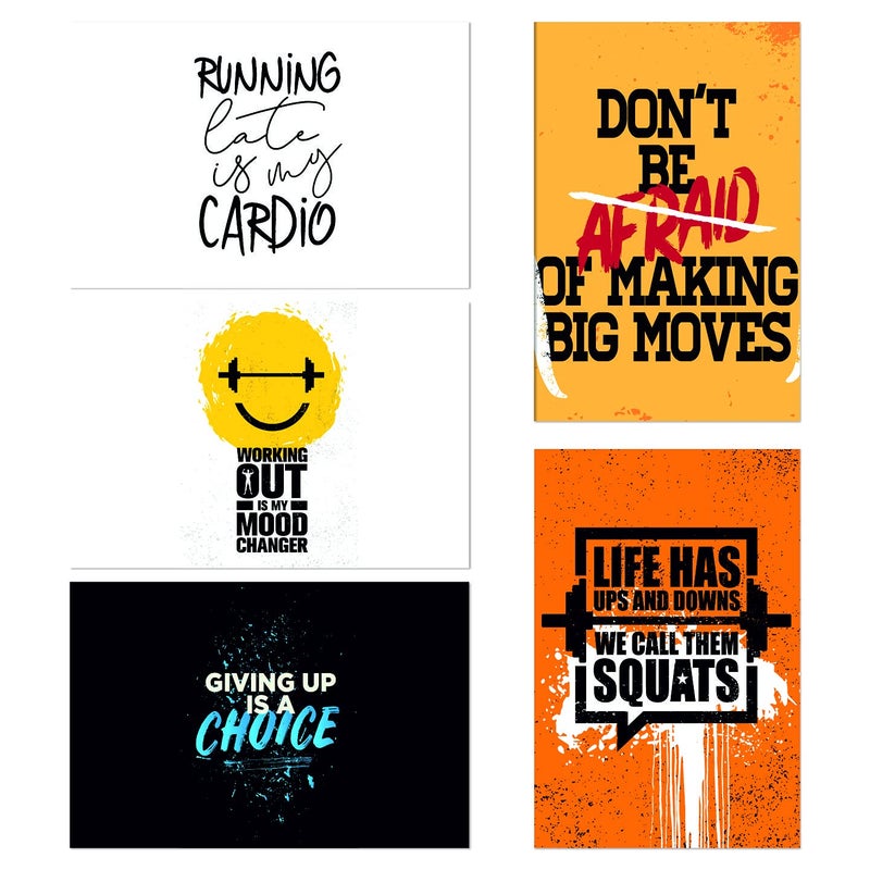 PRINTELLIGENT Quote and motivational poster set of 10 size (45 cm x 30 cm) d76 - Image 3