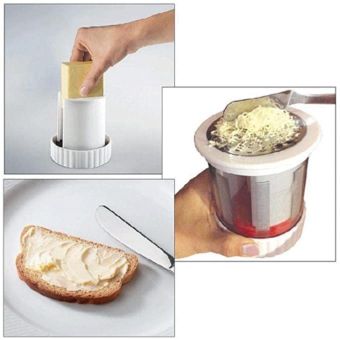bingxqiso Smart Butter Chese Cutter Mill Spreadable Butter Butter Cheese Gadgets Grater Mill Kitchen Accessories - Image 5