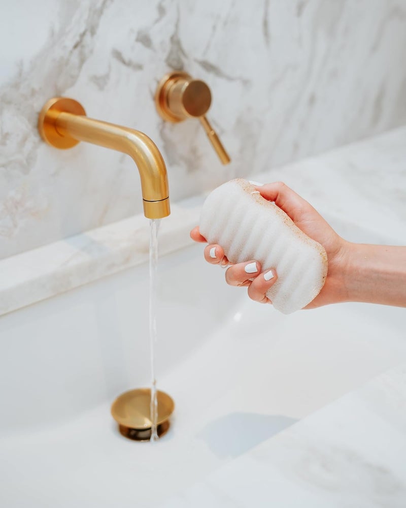 Bathorium Konjac Walnut Shell Body Sponge Gently Cleanses Skin Ideal for Daily Use Made with HandHarvested Asian Konjac Root Softens Revitalizes 1 Sponge - Image 2