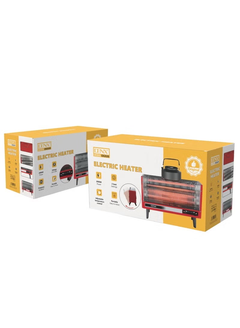 Denx Electric Space Heater – High Power Fast Heating with Adjustable Temperature & Safe Home Use - Image 2