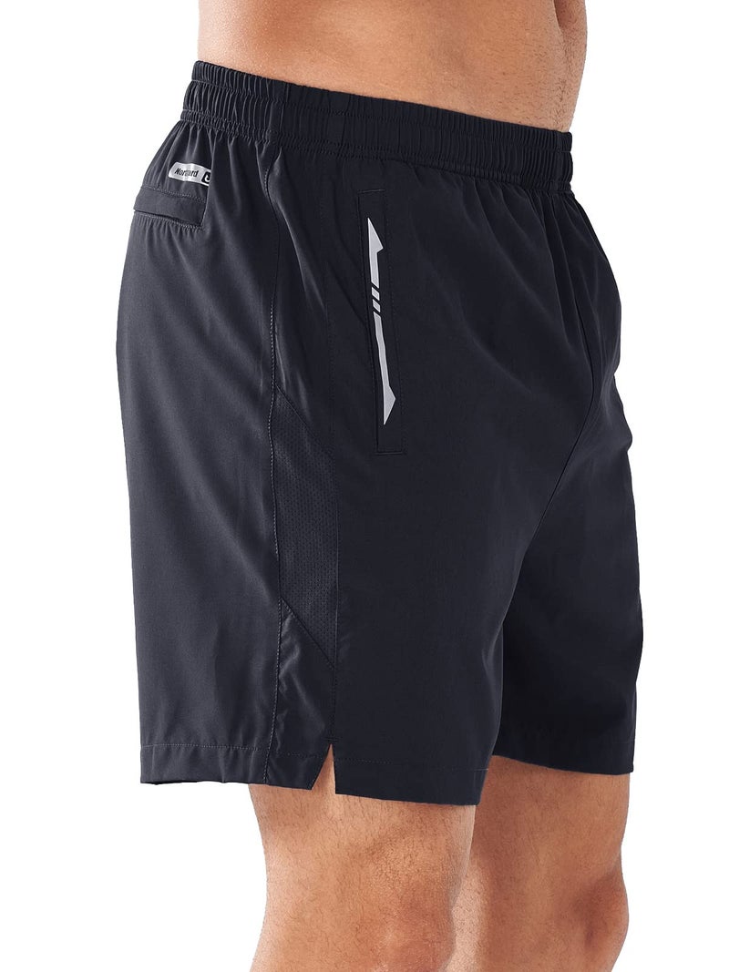NORTHYARD Men's Running Athletic Shorts 5"/ 7"/ 9" Workout Gym Short Tennis Quick Dry Active Sport Hiking Basketball-5'' Black-L - Image 2