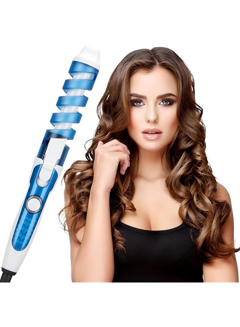 نوفا مكواة تجعيد الشعر بتقنية حرارية متقدمة وتصميم خفيف الوزن، أزرق - Image 1