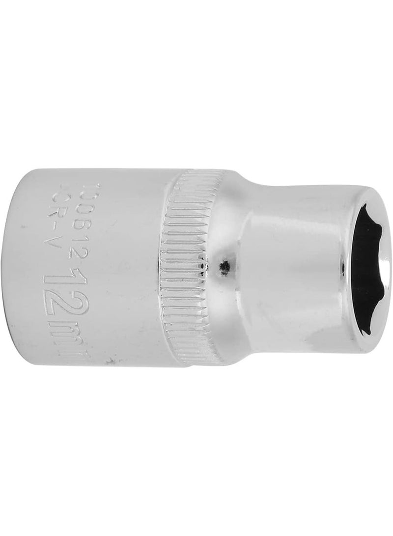 GGOOT Repair Tool 12mm Metric Hex Socket Tool, Chrome Vanadium Steel Bolt Nut Removal Tool, CRV Socket for Hardware and Repair, Sleeve  - Image 1