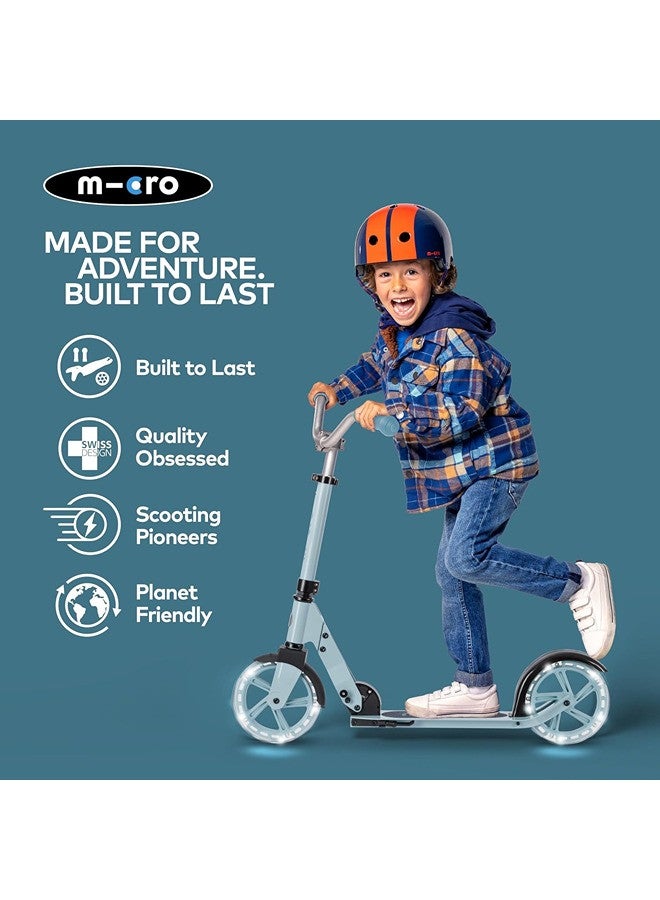 Micro Scooters | Cruiser LED Children's Scooter | Handlebar Adjustable | Lightweight | Light Up Wheels | Foldable | 6-12yrs | Boys & Girls - Image 5